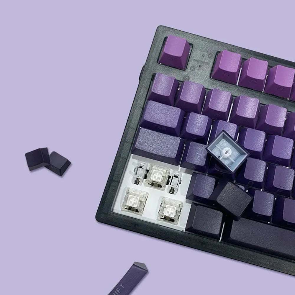 Purple Gradient Keycaps