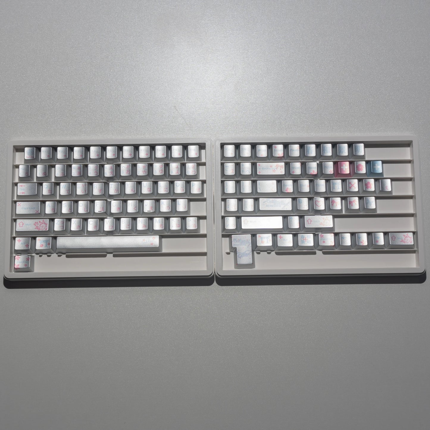 Metal Feel PBT Keycaps Top Print