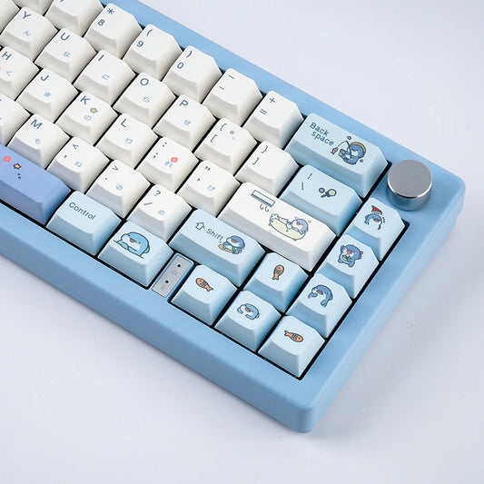 Hot Blooded Shark Theme Keycaps