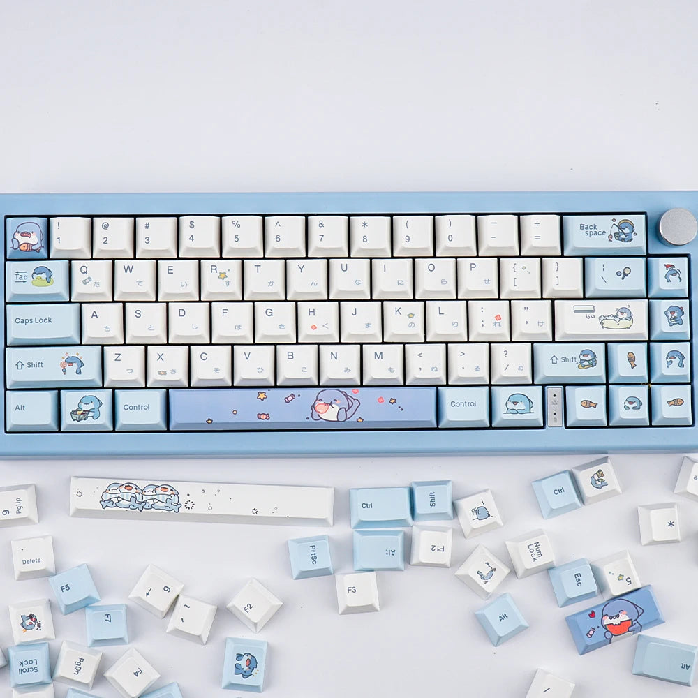 Hot Blooded Shark Theme Keycaps