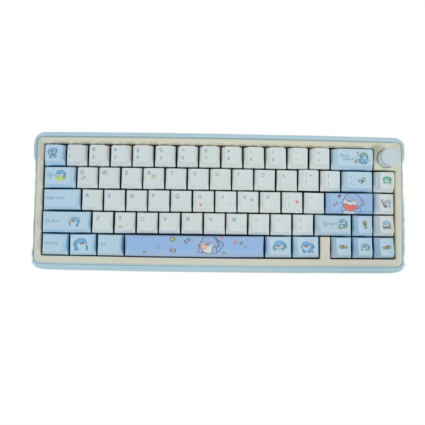 Hot Blooded Shark Theme Keycaps