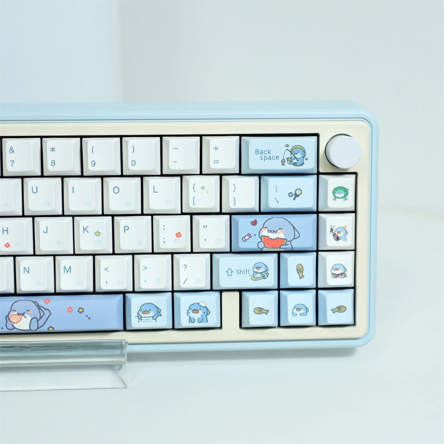 Hot Blooded Shark Theme Keycaps