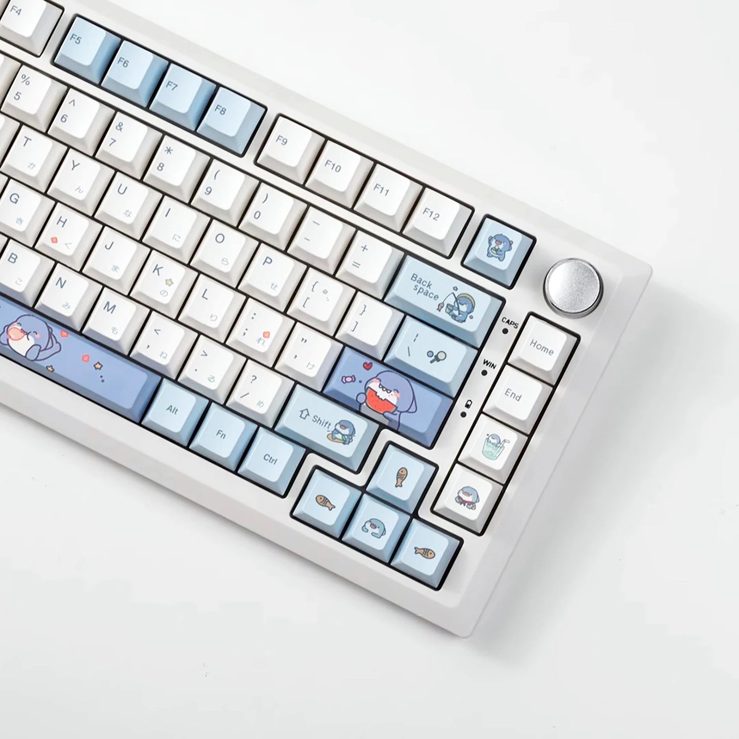 Hot Blooded Shark Theme Keycaps