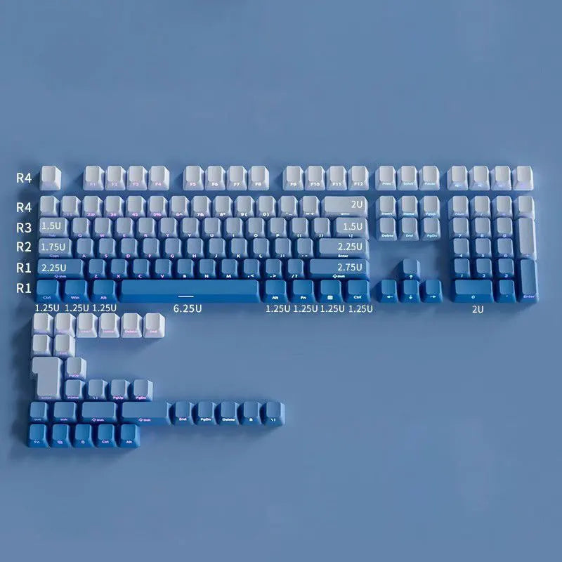 Purple Gradient Keycaps