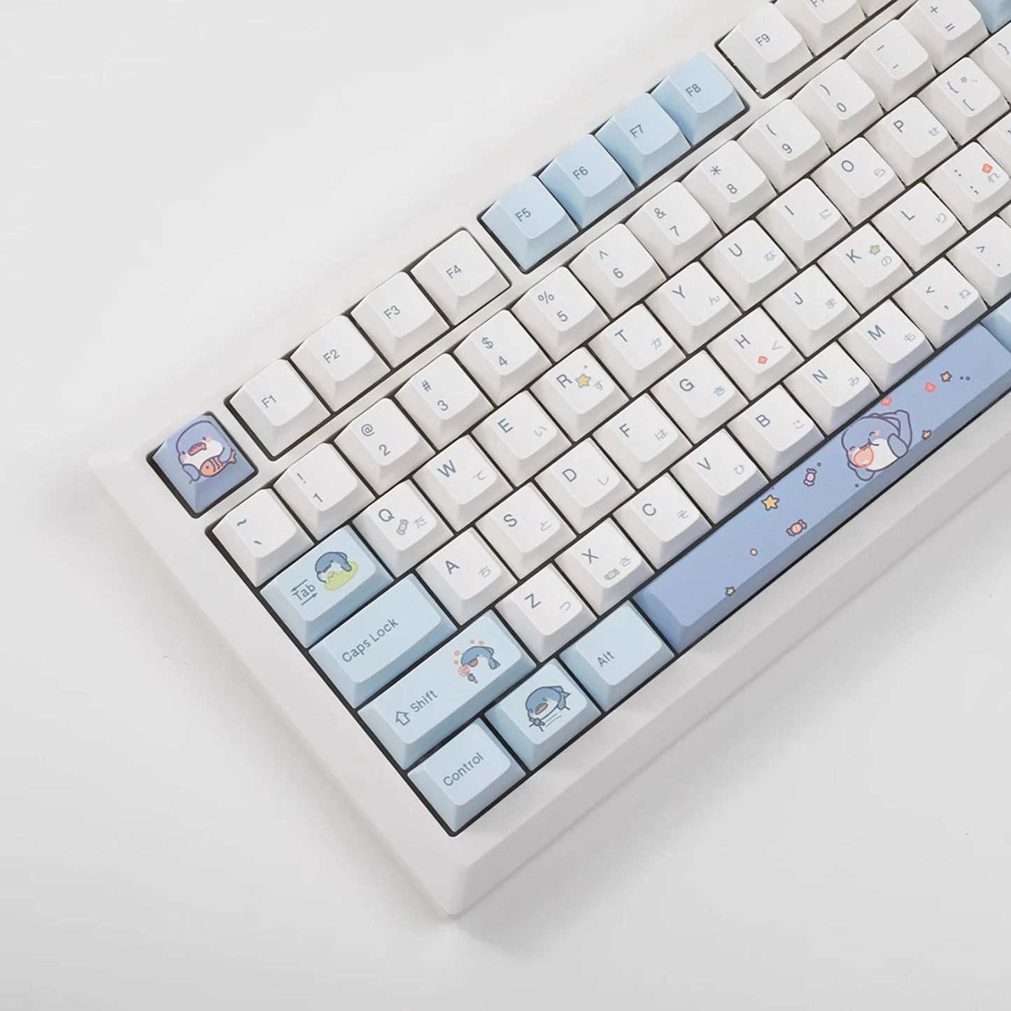 Hot Blooded Shark Theme Keycaps