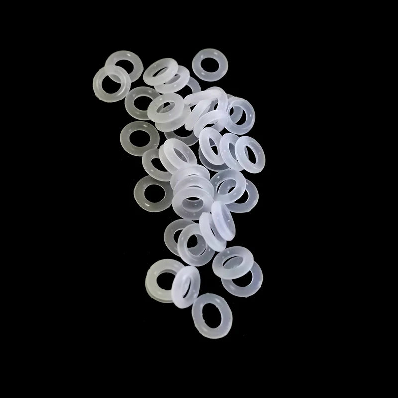 130PCS Clear Rubber O-Ring Sealing gasket Sound Dampeners