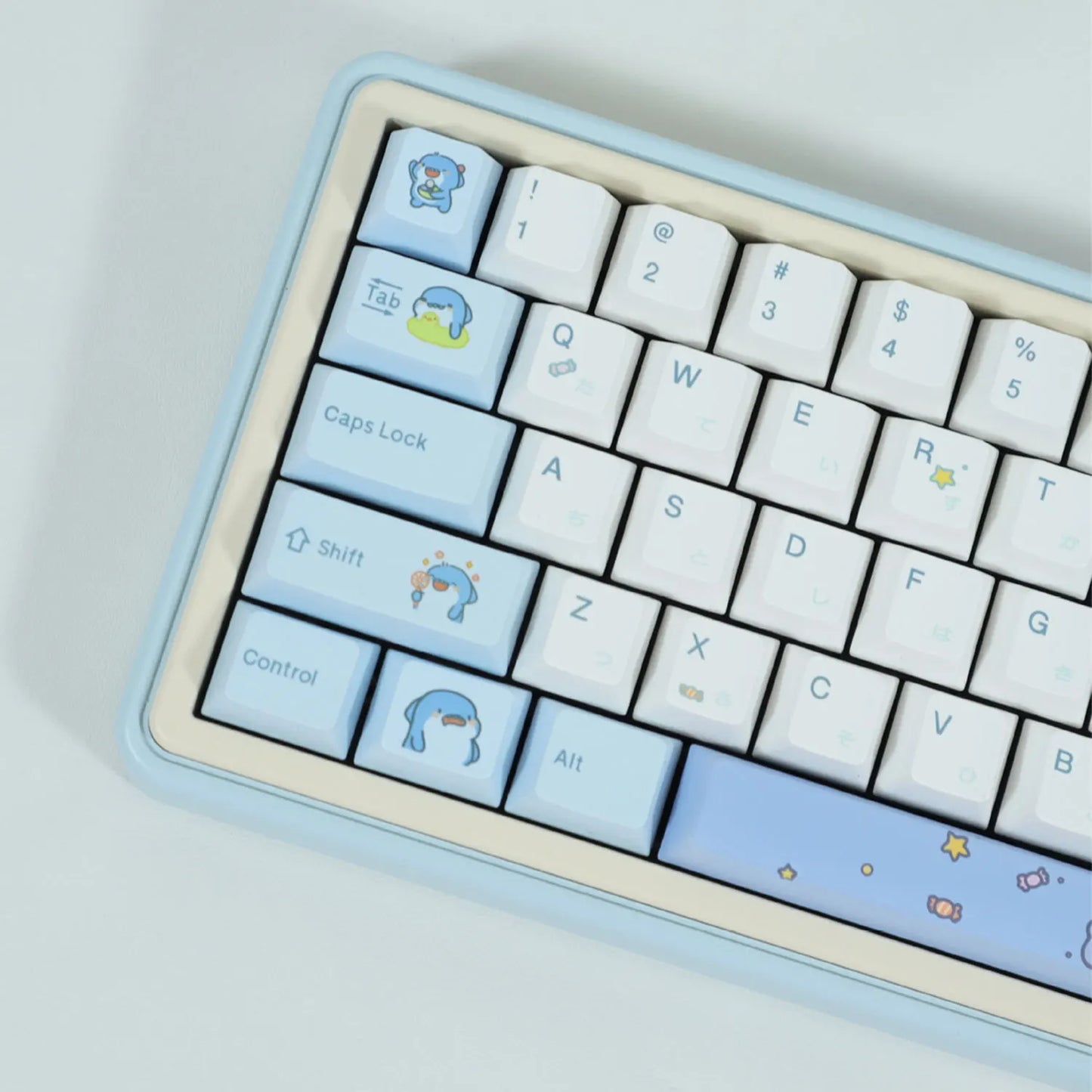 Hot Blooded Shark Theme Keycaps
