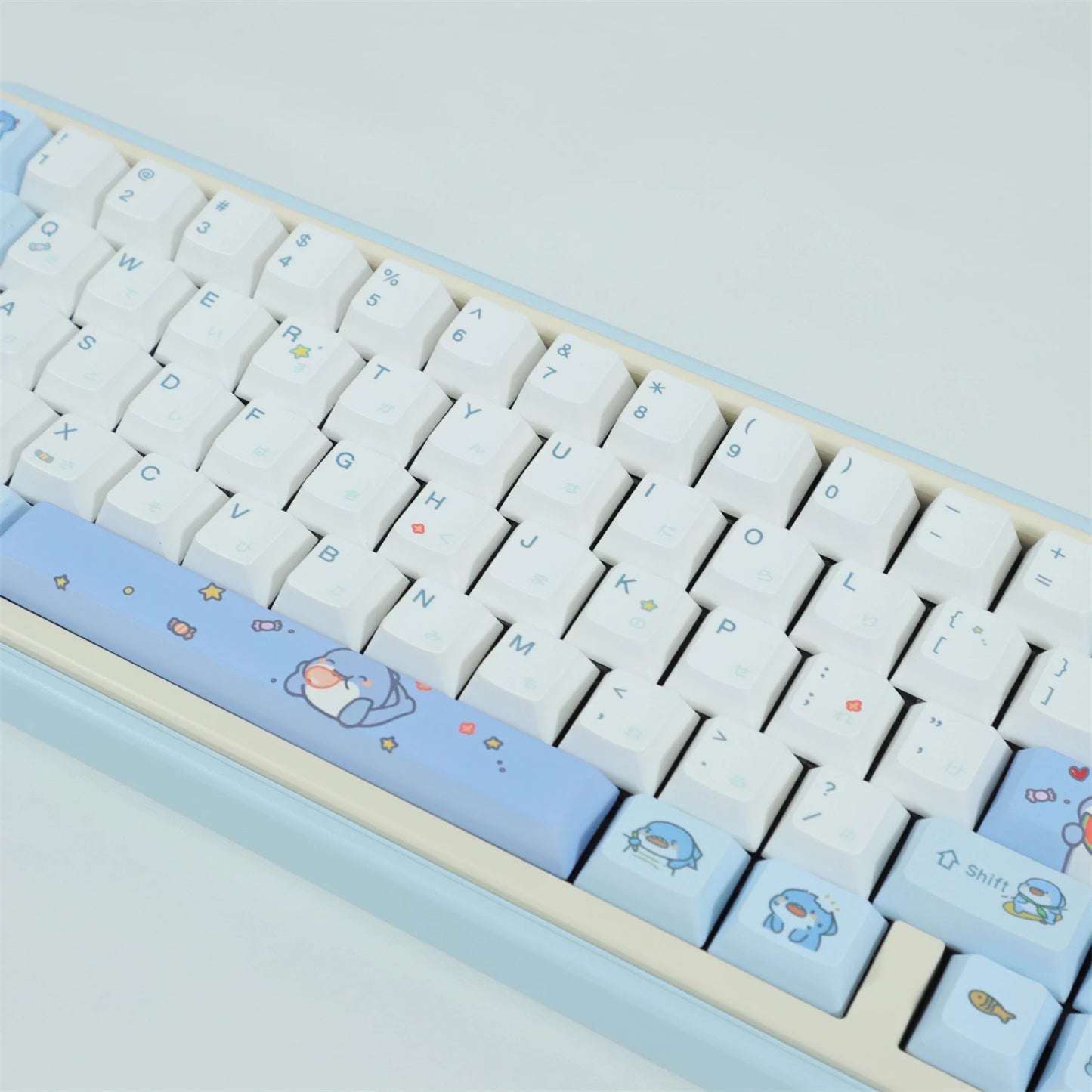 Hot Blooded Shark Theme Keycaps