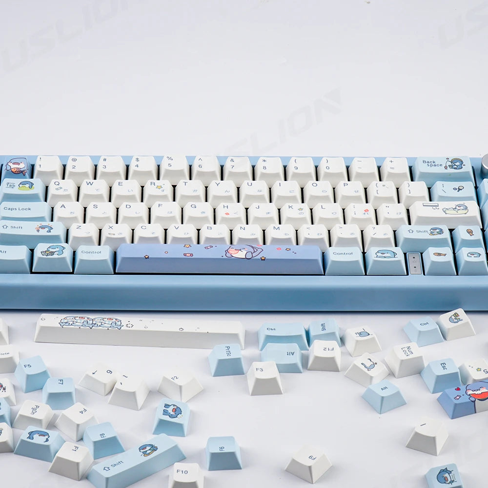Blue Skarkbite Keycaps
