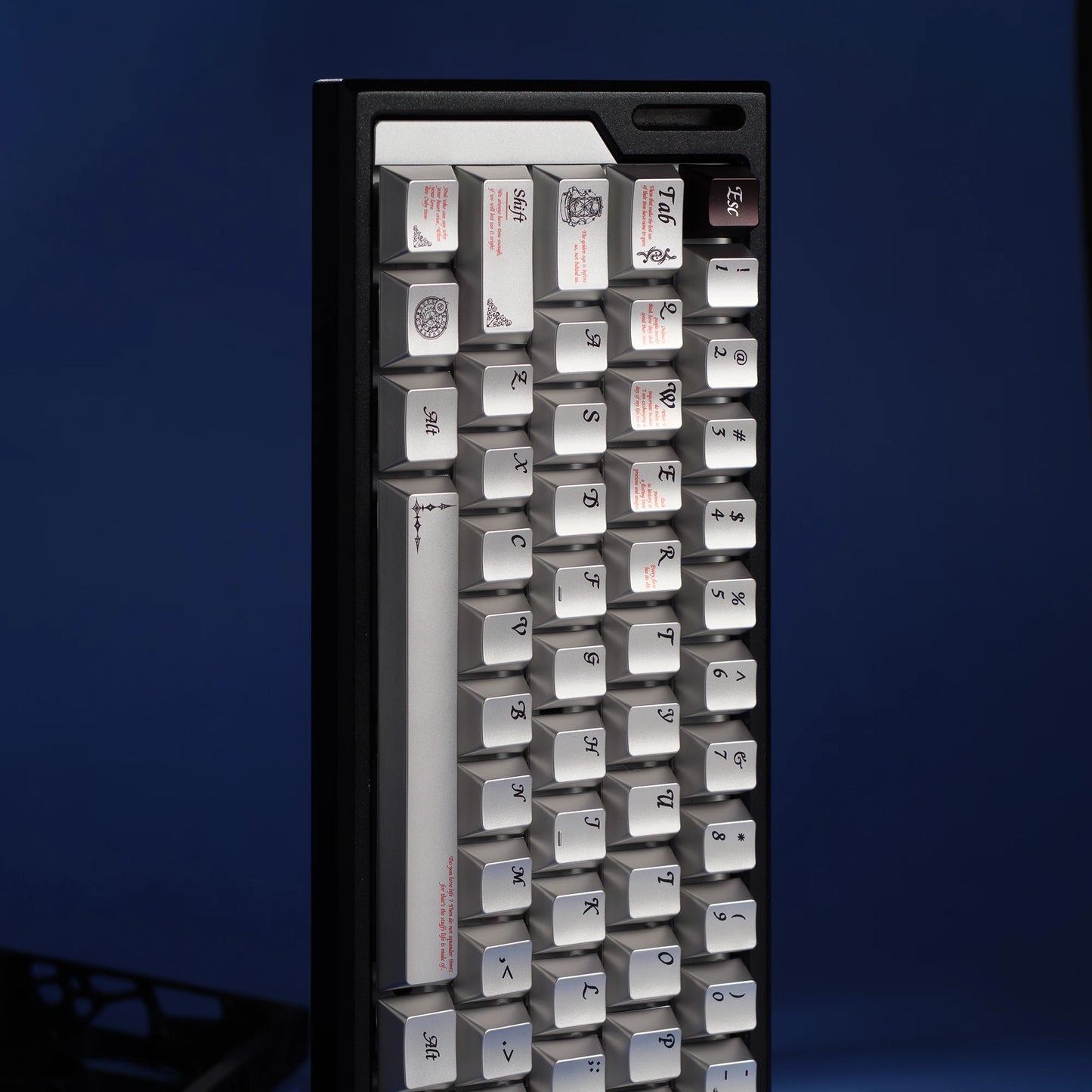Metal Feel PBT Keycaps Top Print