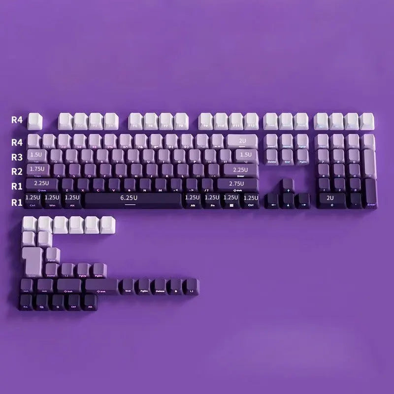 Purple Gradient Keycaps