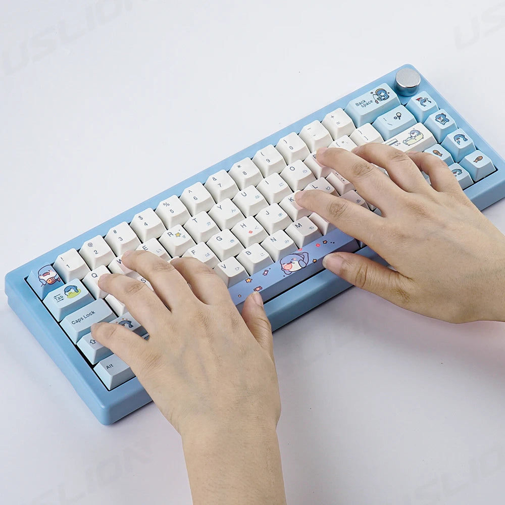 Blue Skarkbite Keycaps