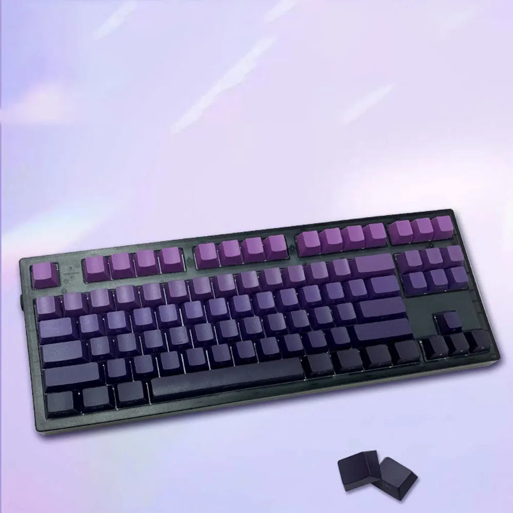Purple Gradient Keycaps