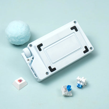 Fidget Clicker Keychain Toy Mechanical Keyboard