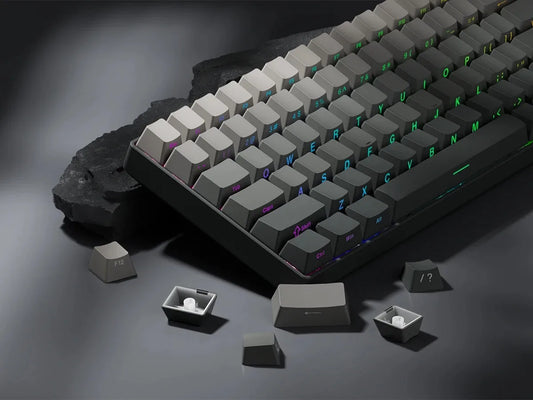 Double Shot Grey Keycap Set