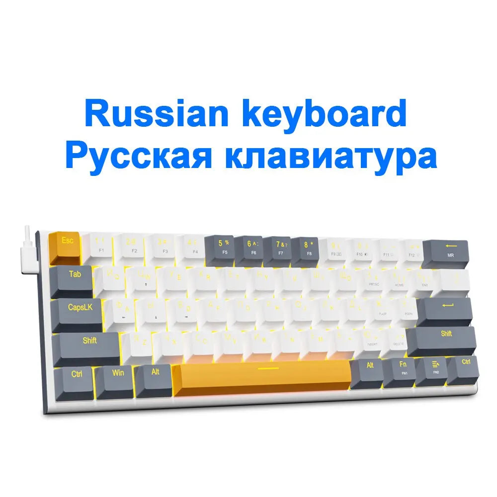 E-YOOSO Z11 USB Mechanical Gaming Wired Keyboard 61 Keys