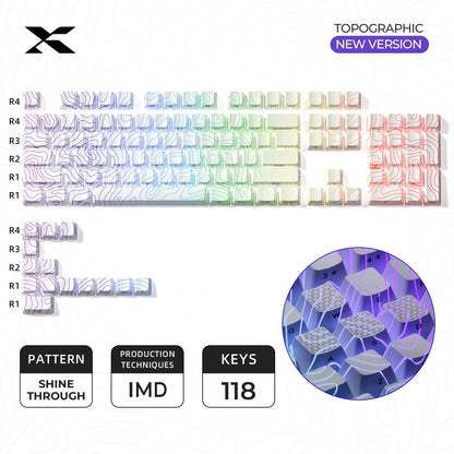 Icey Cobweb Keycaps