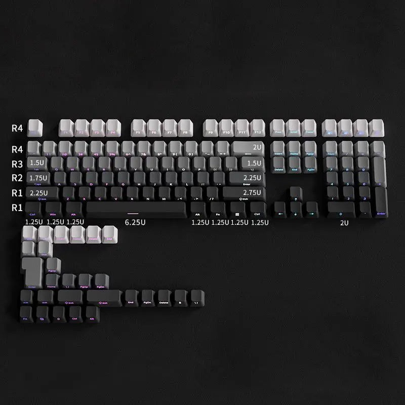 Purple Gradient Keycaps