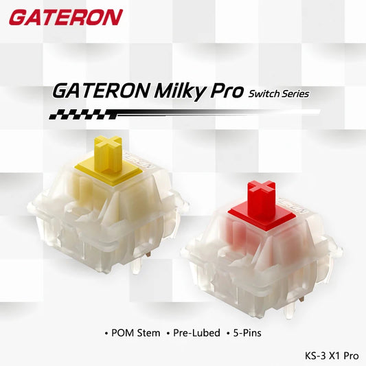 Gateron Milky Pro Switches