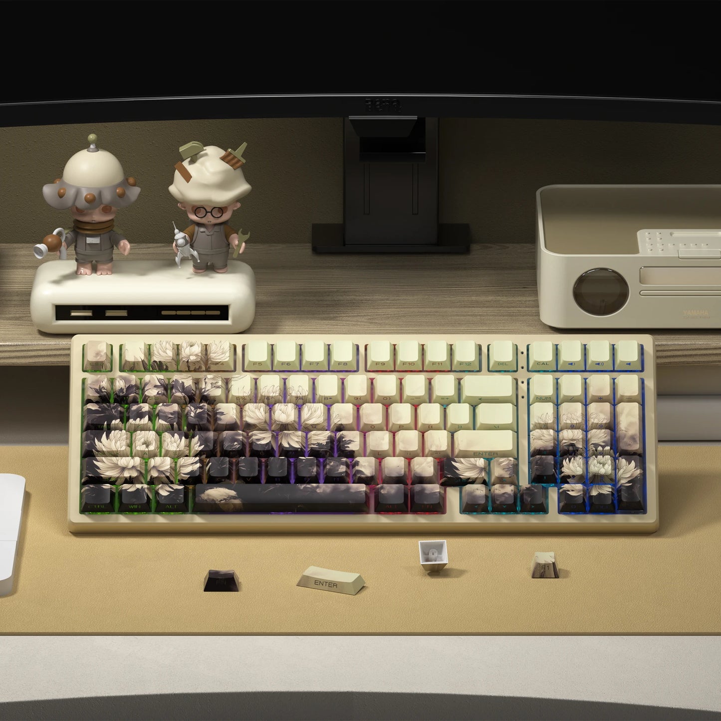 Screaming Plants Keycaps