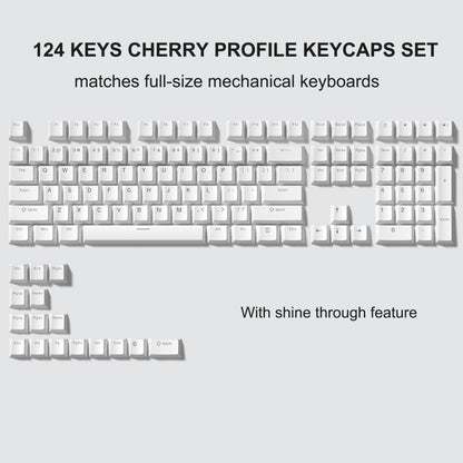 Dark Grey Retro Red PBT Keycaps