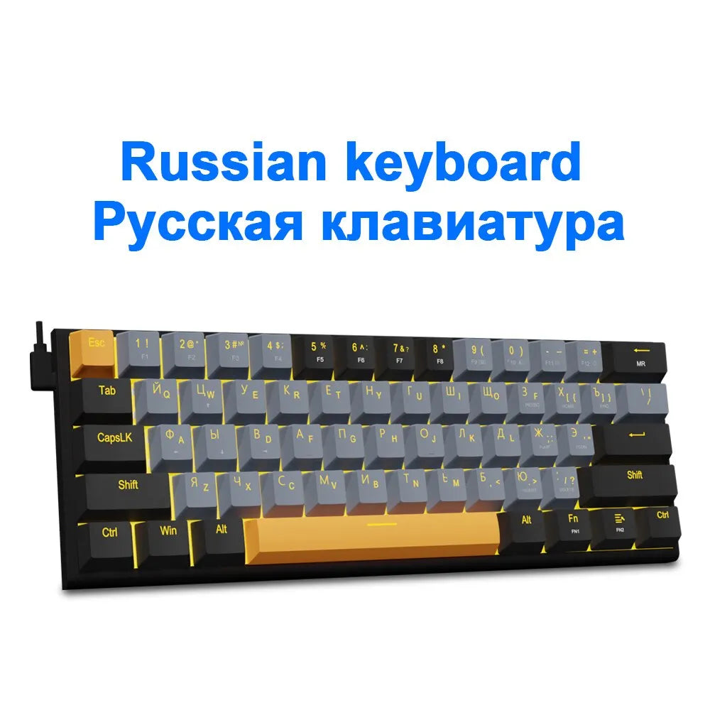 E-YOOSO Z11 USB Mechanical Gaming Wired Keyboard 61 Keys
