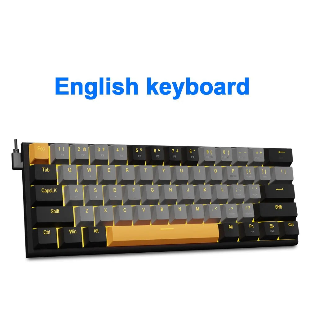E-YOOSO Z11 USB Mechanical Gaming Wired Keyboard 61 Keys