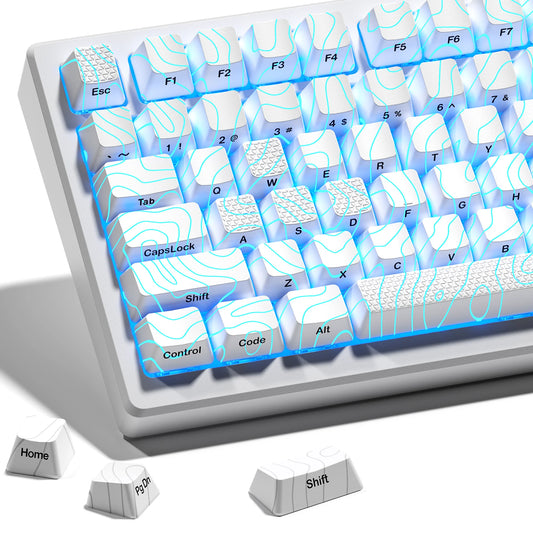 Icey Cobweb Keycaps