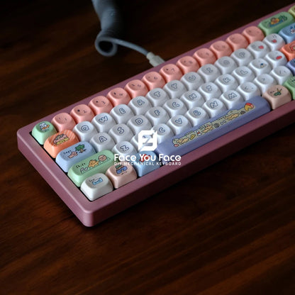 Cartoon Village Keycaps