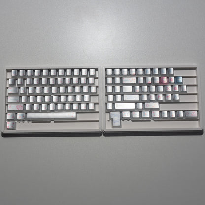 Metal Feel PBT Keycaps Top Print
