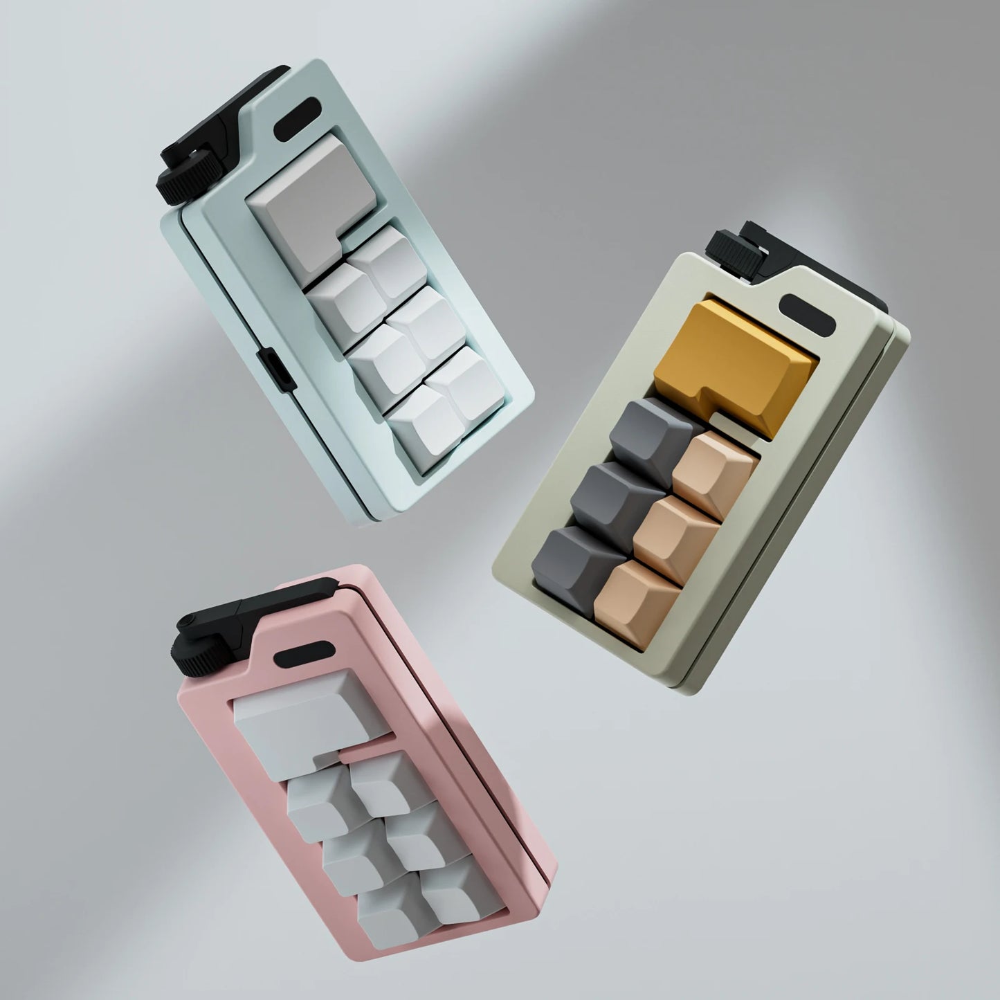 Fidget Clicker Keychain Toy Mechanical Keyboard