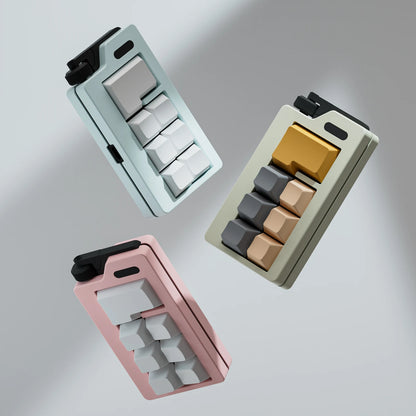 Fidget Clicker Keychain Toy Mechanical Keyboard