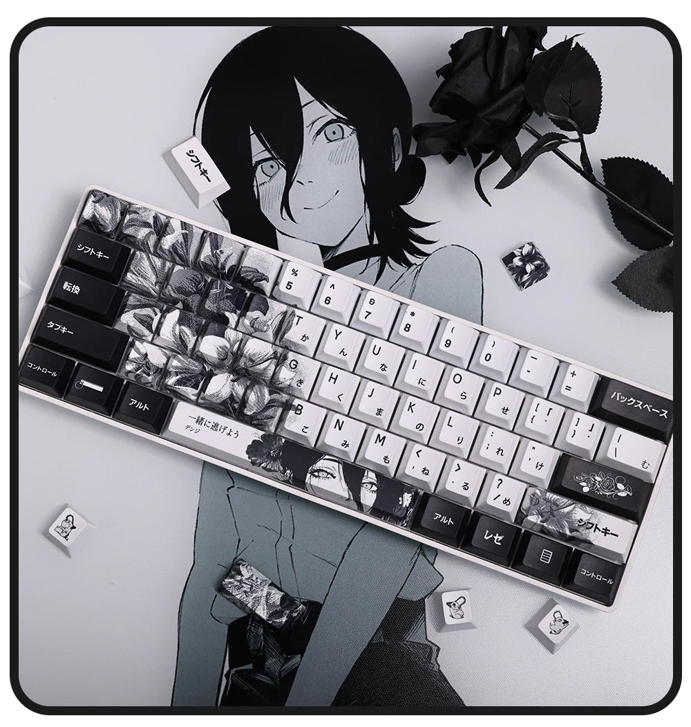 Chainsaw Man Anime Keycaps