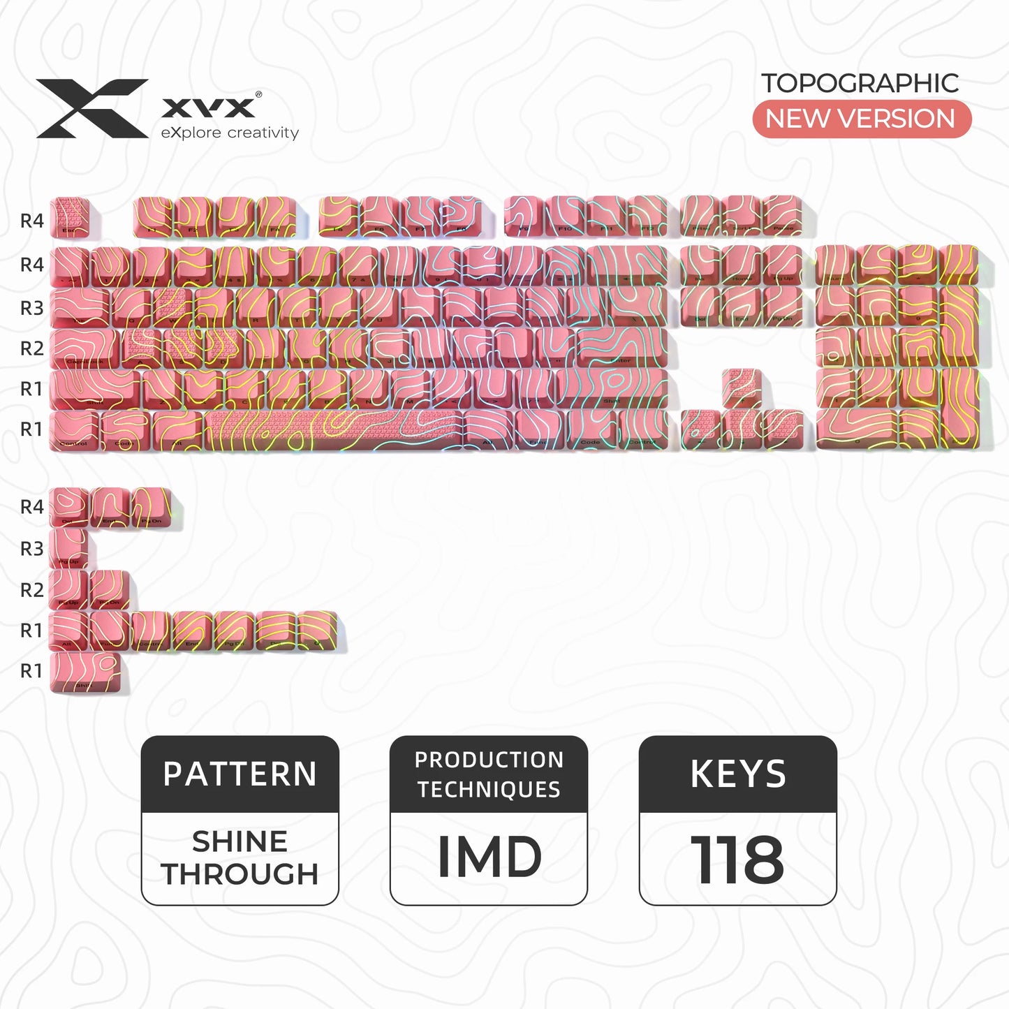 Icey Cobweb Keycaps