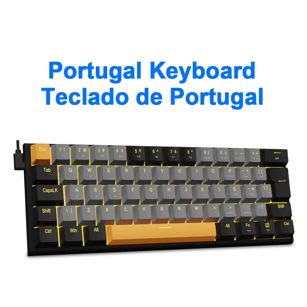 E-YOOSO Z11 USB Mechanical Gaming Wired Keyboard 61 Keys