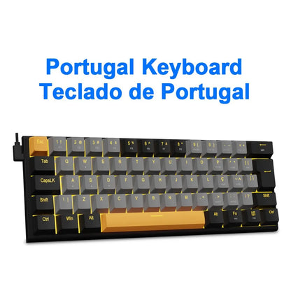 E-YOOSO Z11 USB Mechanical Gaming Wired Keyboard 61 Keys