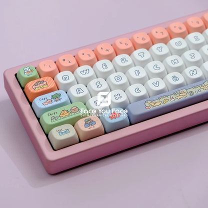Cartoon Village Keycaps