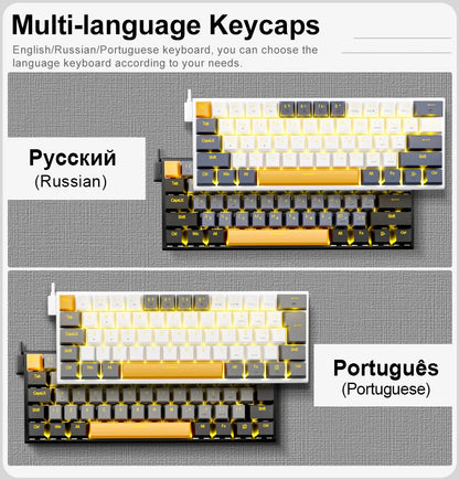 E-YOOSO Z11 USB Mechanical Gaming Wired Keyboard 61 Keys