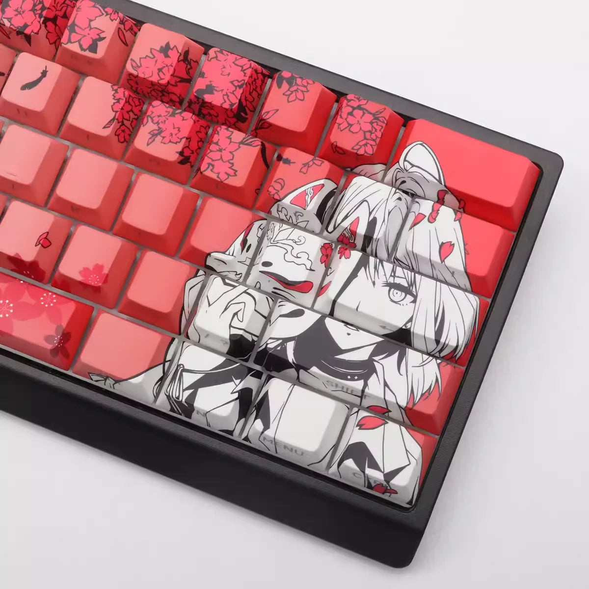 Sakura Raven Keycaps