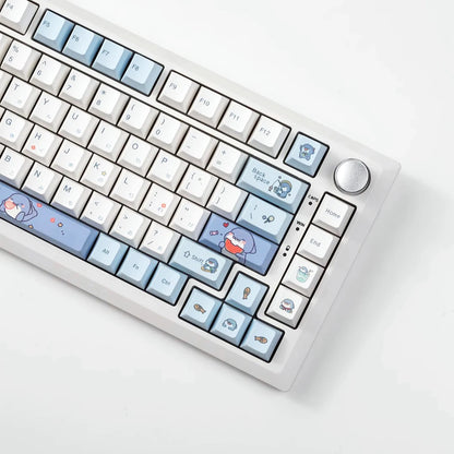 Hot Blooded Shark Theme Keycaps