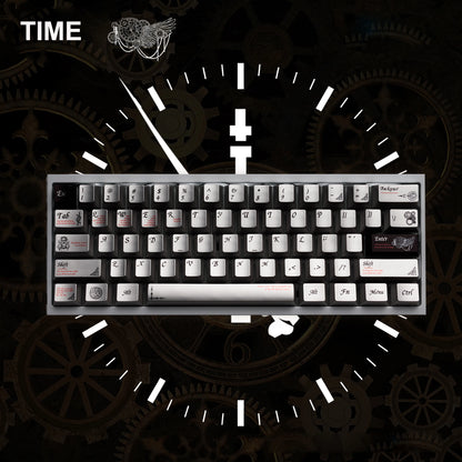 Metal Feel PBT Keycaps Top Print