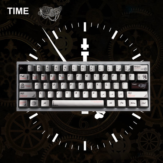 Metal Feel PBT Keycaps Top Print