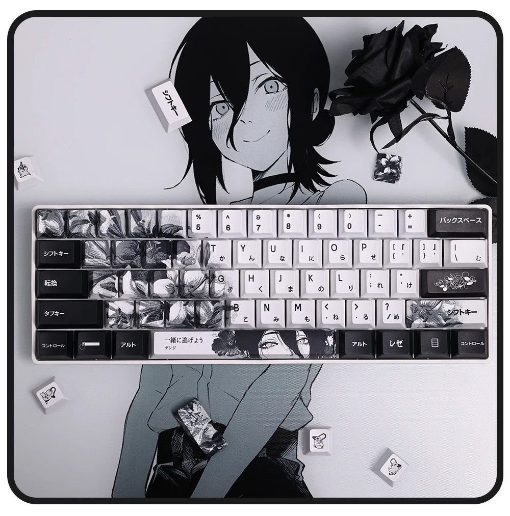 Chainsaw Man Anime Keycaps