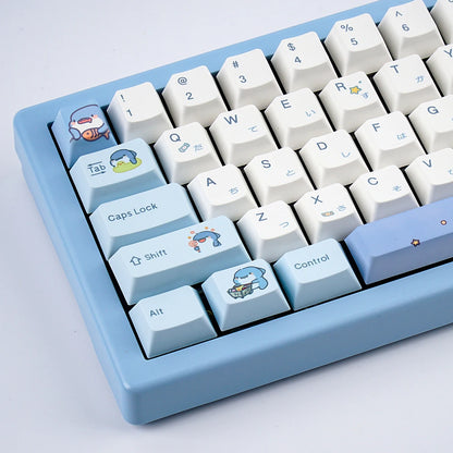 Hot Blooded Shark Theme Keycaps