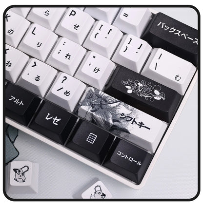 Chainsaw Man Anime Keycaps