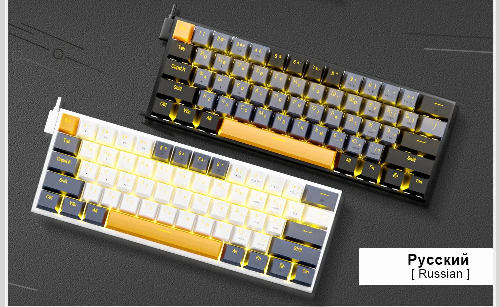 E-YOOSO Z11 USB Mechanical Gaming Wired Keyboard 61 Keys