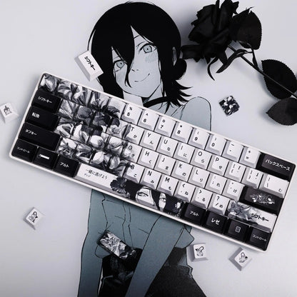 Chainsaw Man Anime Keycaps