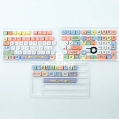 Cartoon Village Keycaps