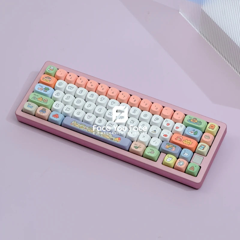 Cartoon Village Keycaps