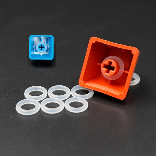 130PCS Clear Rubber O-Ring Sealing gasket Sound Dampeners